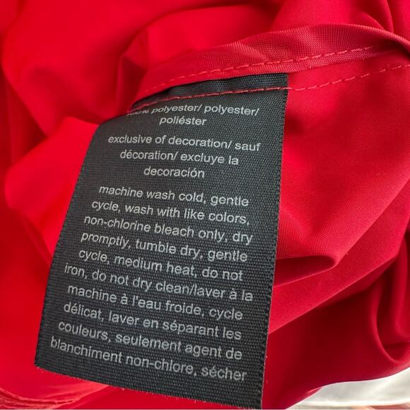 Tommy Hilfiger - Red Hooded Women's Jacket, dolman sleeves, Size: XXL - Picture 10 of 14